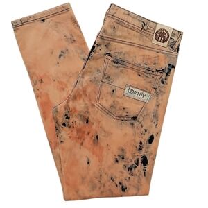 💥Born Fly Tie Dye Jeans with Stretch. Men's Size: Waist 34x32 Inseam.